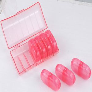 Nouveau produit tendance 2024 : Boîte à pilules en plastique 7 couleurs, pilulier hebdomadaire jour et nuit avec 14 compartiments - Product Image 1