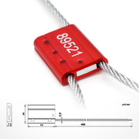Scellés de sécurité électriques mécaniques en métal ISO AH-CS011 pour applications aérospatiales