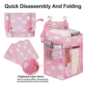 Organizador de Fraldas Portátil de Poliéster com Grande Capacidade para Bebês, Pronto para Envio por Atacado - Product Image 3