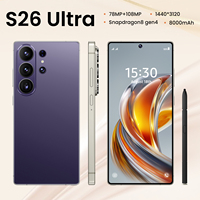 Smartphone 5G S26 Ultra 7,3 pouces HD, Android 15, 16 Go + 1 To, double carte SIM, téléphone portable original, modèle 2026, vente chaude