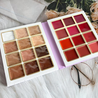 Palette de Correcteurs 12 Couleurs Sans Logo, Palette de Maquillage Contour, Palette de Maquillage Personnalisée à Marque Privée, Échantillon Gratuit