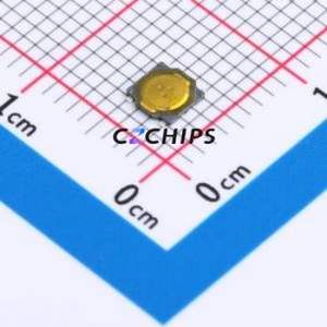 BX-TS-26-373705T Tactile Switch SMD,3.7x3.7mm Switch Single Pole Single Throw Round Button 2.6N Vertical Mount - Product Image 1