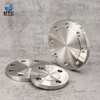 Bride aveugle en acier inoxydable PN16 DN25 DN32 DN50 DN65 304/316L RF, plaque aveugle forgée pour pipeline, DTC Company FL-PN16-011