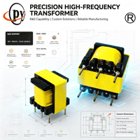 Transformateur toroïdal horizontal haute fréquence EE10 pour équipement audio RoHS