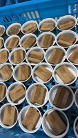 Désodorisant solide en aluminium et bois à évaporation naturelle pour la maison et la voiture, idéal pour la console centrale
