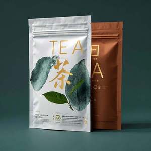 Eco-Friendly Resealable Zipper Stand-Up Pouch Custom Printed Loose Leaf Tea Packaging <b>Bags</b> for Pet Food Sushi-Bulk Wholesale - Product Image 2