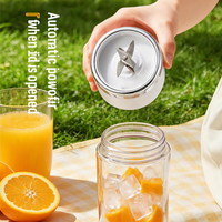Mini mixeur électrique portable USB-C rechargeable avec fonction coupure de sécurité pour smoothies et jus de fruits