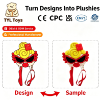 Fabricant de jouets en peluche personnalisés, poupées de personnages, conception OEM ODM, échantillon, CE CPC EN71 UKCA, doux, sûr, collectionnable