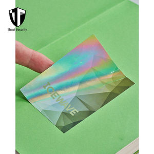 Kustom grosir holografik Multi warna pergeseran termal pelangi cermin seperti Vintage stiker untuk gantungan kunci dekorasi - Product Image 2