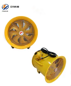 Ventilador de conducto de escape portátil Industrial, ventilación Axial, cilíndrica, 220V, SFT, 550W