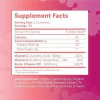 Vitamin Rambut Berbentuk Permen Jeli Beruang 2022 Sampel Gratis Grosir Dengan Kemasan Kaleng 5000 mcg Dengan Kolagen Suplemen Perawatan Kulit 60 Buah