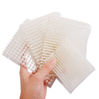 Autocollant demi-cercle en perle blanche pure pour décoration de bijoux DIY faits à la main, vente en gros de gemmes acryliques très demandées