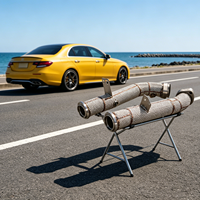 Tuyau d'échappement droit YT avec isolation thermique pour Mercedes Benz W213 E43 E400 E320 W205 C43 3.0T