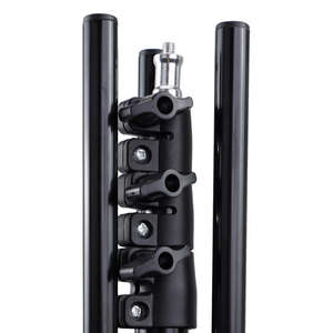 Usine en gros 1.6m/2m aluminium réglable Selfie <span class=keywords><strong>trépied</strong></span> anneau lumineux pour téléphone portable téléphone portable caméra vidéo prise de vue - Product Image 3