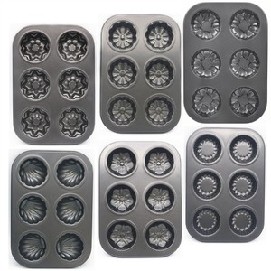 Moldes <span class=keywords><strong>para</strong></span> Hornear Postres Multiusos, de Acero al Carbono Grueso Sin Recubrimiento, <span class=keywords><strong>para</strong></span> Muffins y Pudines, <span class=keywords><strong>para</strong></span> Cocinas Comerciales y Tiendas - Product Image 6