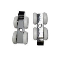 Roller Gantung Plug-in yang Senyap dan Halus, Roller Gantung Presisi, Rel Atas dari Baja Anti Karat, Katrol Geser