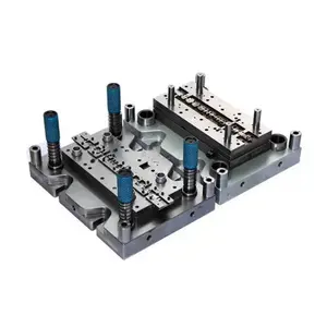 Precio de fábrica Herramienta de prensado de metal Molde de terminal Terminal de precisión Molde de estampado progresivo Troqueles de dibujo progresivo de metal