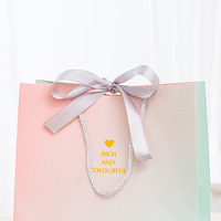 Poignées en papier coton personnalisées avec Logo pour invités de mariage, Mini vin pour petites entreprises, sacs cadeaux de noël