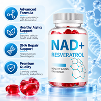 Complément alimentaire en bonbons gélifiés OEM ODM NAD Plus Resvératrol pour améliorer l'immunité, 120 g, marque privée, vieillissement sain, bien-être quotidien