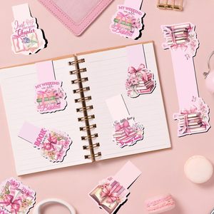 Marcapáginas magnéticos de mariposa Floral Coquete Bow Book Mark Imanes Lectores Página Clip Regalo Amantes de los libros Estudiantes Lectura Marcapáginas - Product Image 3