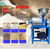 Moulin domestique haute productivité pour céréales fines : blé, riz, haricots rouges, soja, haricots mungo, machine à moudre le lait de chèvre pour faire du bulgur