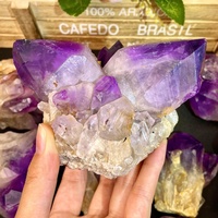 Cristal naturel en gros, artisanat, cristal de haute qualité, amas de cristal, amas d'améthyste squelettique pour la décoration et les cadeaux