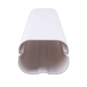Couverture de canalisation en PVC blanc Yu-Soo pour la décoration de climatisation, largeur 50 mm, manchon de protection durable - Product Image 3