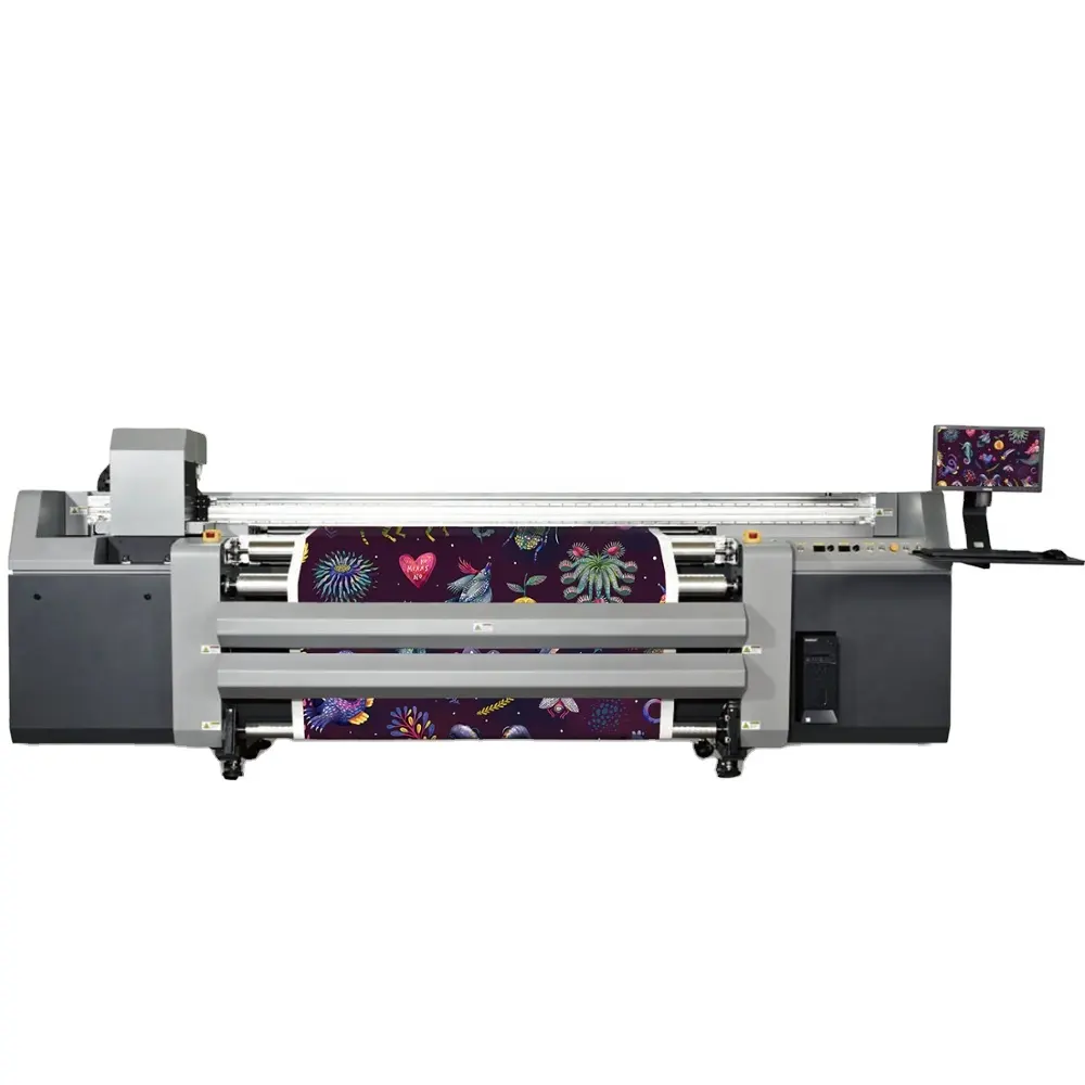 Panas! K180 pencetak tekstil digital/pencetak sublimasi dengan kepala industri/mesin kertas!