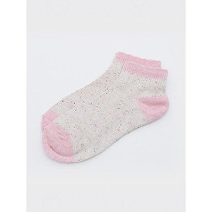 Chaussettes courtes mélangées colorées taille unique pour femmes Chaussettes brodées à rayures florales d'hiver pour filles - Product Image 1