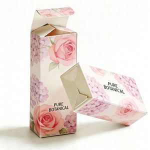 Custom Printing Paper <b>Box</b> Recyclable Folding Packaging <b>Box</b> Cosmetic <b>Bottle</b> Makeup Carton Tuck Oil Cream Small Paper <b>Box</b> - Product Image 4