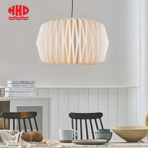 <span class=keywords><strong>Abat</strong></span>-<span class=keywords><strong>jour</strong></span> en papier <span class=keywords><strong>origami</strong></span> pliable et délicat à personnaliser épais - Product Image 3