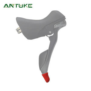 Funda de silicona para palanca de cambios de bicicleta de carretera, color rojo y negro, duradera, protectora, para ciclismo - Product Image 4