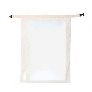 Sac à pain réutilisable en coton biologique et lin avec fermeture éclair et logo personnalisé, double pour conserver la fraîcheur du pain fait maison, cadeau - Product Image 2