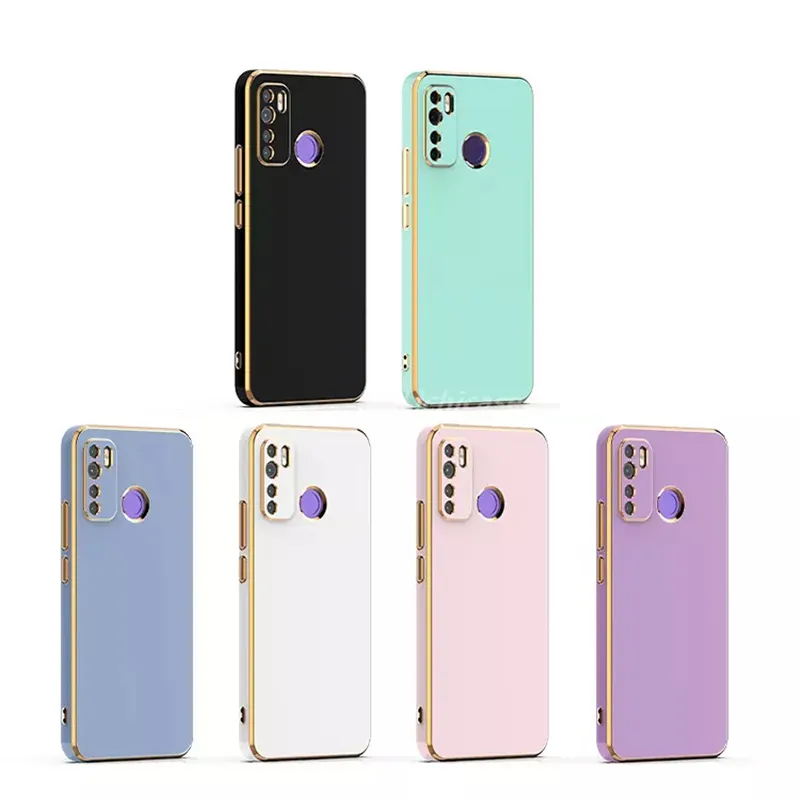 Phone Cases 6D Luxury Electroplated Custom Luxury Newest Mobile Phone Cover For Xiaomi 11 12 Lite 11T Redmi 9 Note10 Pro 5G Case