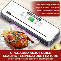 75kPa 120W 8 modes controle de temperature soudure 30cm ecran tactile UV machine sous vide soudeuse emballage alimentaire