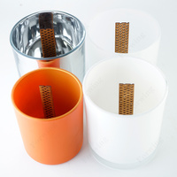 Mèche de bougie en bois à design creux, 100% bois naturel, accessoires de fabrication de bougies parfumées à la cire de soja DIY, mèche de bougie avec base