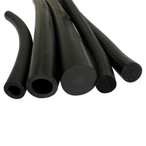 Tuyau flexible en caoutchouc noir EPDM EP6508 pour boîtier de protection, taille personnalisable, service de découpe disponible - Product Image 1