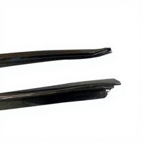Extension de bas de caisse latérale en fibre de carbone pour Toyota GR Supra A90 MK5 2019-2022, pour l'amélioration esthétique du coupé sport