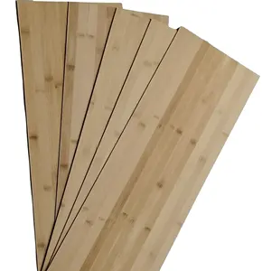 1200mm x 270mm x 0.30mm/0.40mm/0.50mm/1.60/2.0/3.0/4.0/5mm doğal bambu kaplama levhaları için kaykay güverte longboard