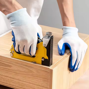 Meilleure vente 3-en-1 agrafeuse de tapisserie d'ameublement en acier industriel bricolage tapis pistolet à clous manuel robuste pneumatique agrafeuse puissance de la batterie - Product Image 6