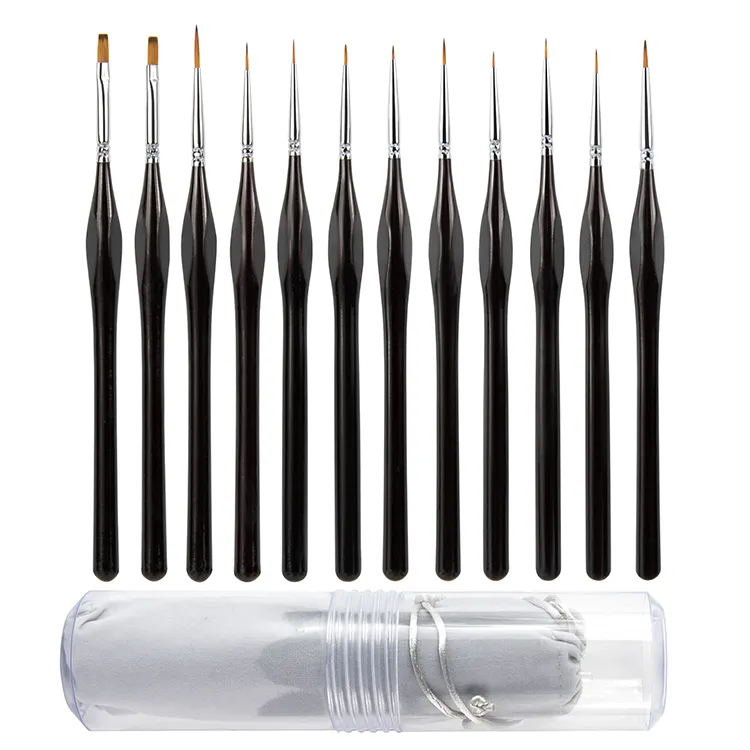 Personalized Professional Detail Premium Paint Brushes Pen Set Paint Brush for Canvas for Miniatures