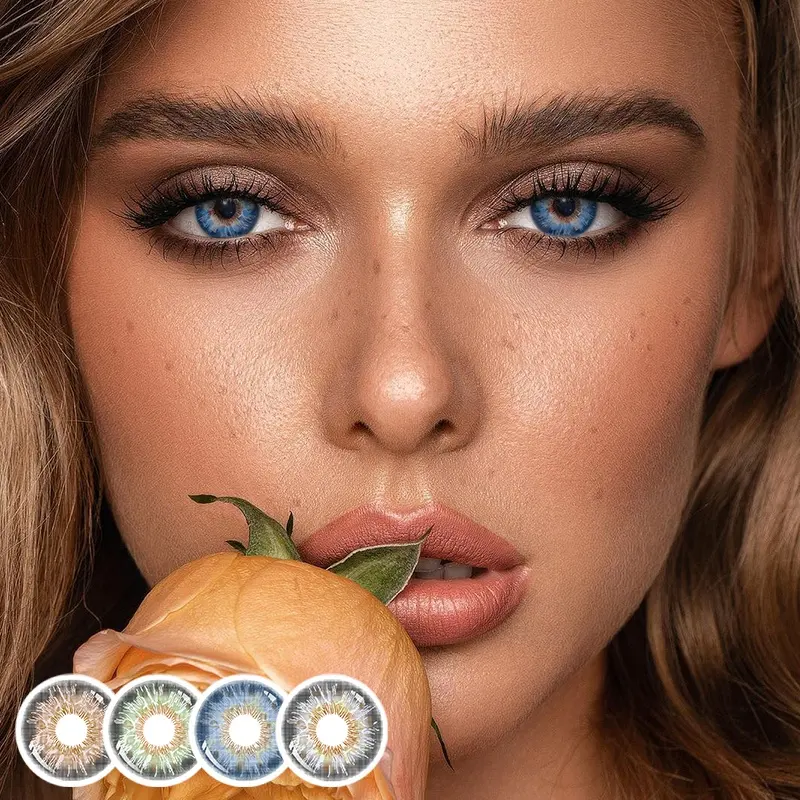 Fresh Lady Contact Lenses Own Logo Wholesale Sharingan Eyes Natural Eye Contact Lenses Color Contact Lens