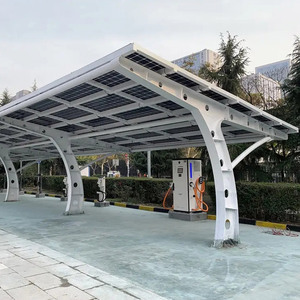 Jchx nhỏ Y loại thép carbon mạ kẽm nhúng nóng carport con tettoia solare Bảo hành 12 năm tuổi thọ 25 năm 60 mét/giây gió - Product Image 5