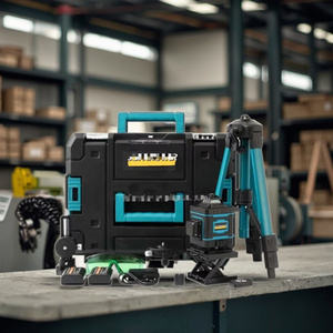 Cấp công nghiệp kỹ thuật số 16 4D màu xanh lá cây Dot chéo dòng tự-san lấp mặt bằng <span class=keywords><strong>laser</strong></span> cấp 360 xoay cho sử dụng ngoài trời - Product Image 3