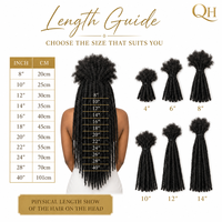 Extensions de cheveux humains au crochet Premium Inter Curly Locs, 6-30 pouces, 0,3 cm, couleur naturelle, faits à la main, doux, légers, longue durée