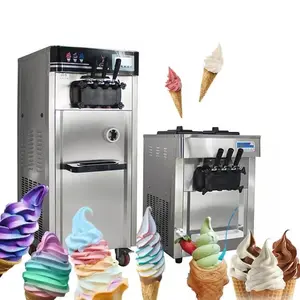 Máquina De Sorvete Italiana Fabricante De Fabricante De Sorvete Macio Comercial Soft Serve Ice Cream Machine