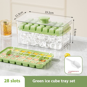 Double-Layer Self-Made Ice Cube Mold 15 Grid Pressing Tool for Easy Release Ice <b>Cream</b> <b>Maker</b> Tool - Product Image 6