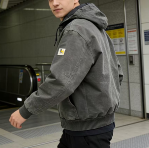 Vêtements de travail hivernaux pour l'agriculture, manteau en toile matelassé avec LOGO - Product Image 2
