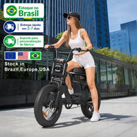 Vélo électrique ZUMI US Brazil Stock Factory 1000W 48V à pneus larges tout-terrain pour adultes, fournisseur en gros OEM ODM