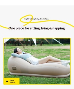 Sofá Inflable de Moda para Exteriores, Sofá Reclinable Automático para Acampar, Colchón para el Suelo, Tienda, Hogar, Descanso para el Almuerzo, Embalaje para Correo - Product Image 6